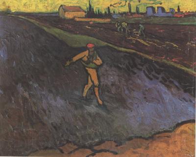Vincent Van Gogh The Sower:Outskirts of Arles in the Background (nn04) Spain oil painting art
